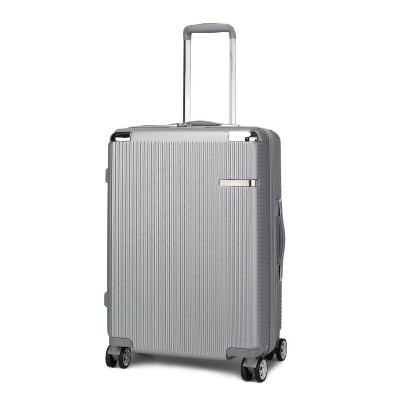 Shop Mkf Collection By Mia K Tulum 22.5" Check-in Spinner In Grey