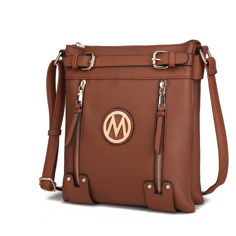Mkf Collection By Mia K Veronika Crossbody Bag In Brown