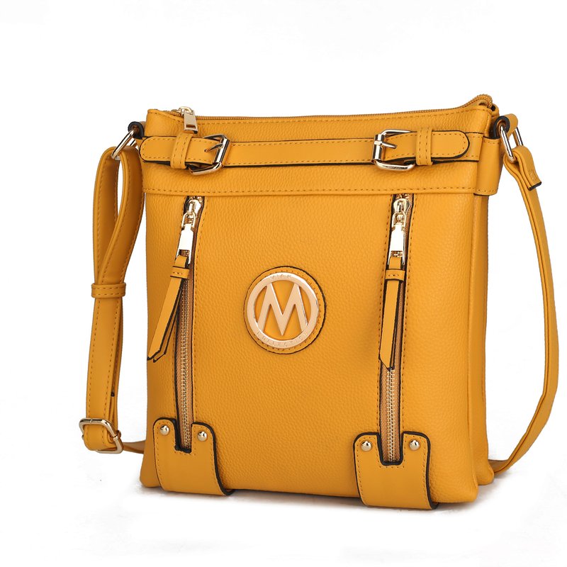 Mkf Collection By Mia K Veronika Crossbody Bag In Yellow