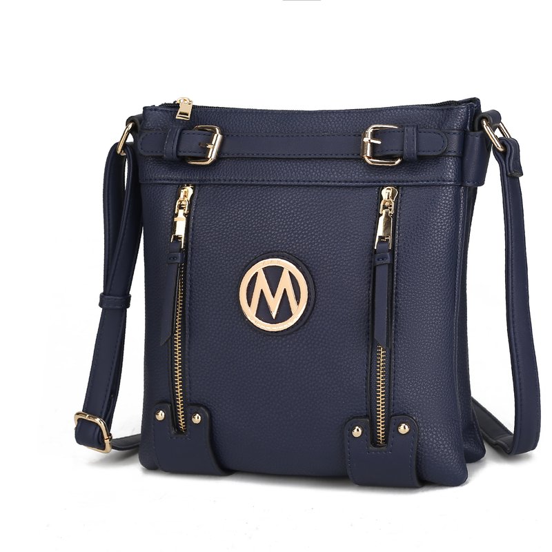 Mkf Collection By Mia K Veronika Crossbody Bag In Blue
