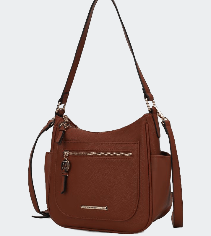 Mkf Collection By Mia K Wally Shoulder Handbag In Brown