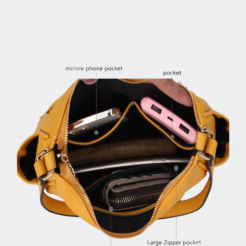Shop Mkf Collection By Mia K Wally Shoulder Handbag Multi Pockets For Women In Green