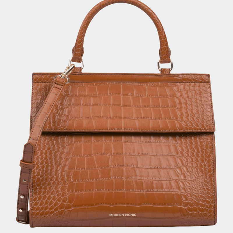 Modern Picnic The Large Luncher Bag In Brown