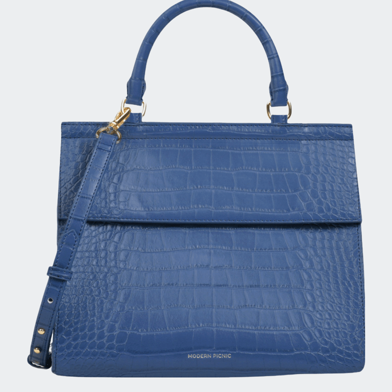 Modern Picnic The Large Luncher Bag In Blue