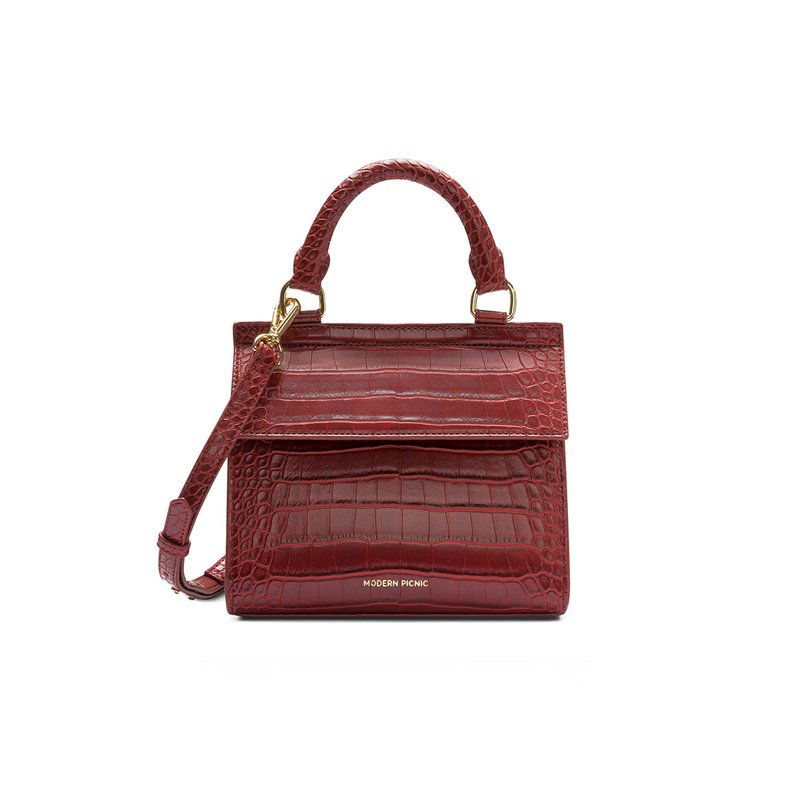 Modern Picnic The Mini Luncher Bag In Red