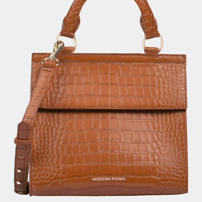 Modern Picnic The Mini Luncher Bag In Brown