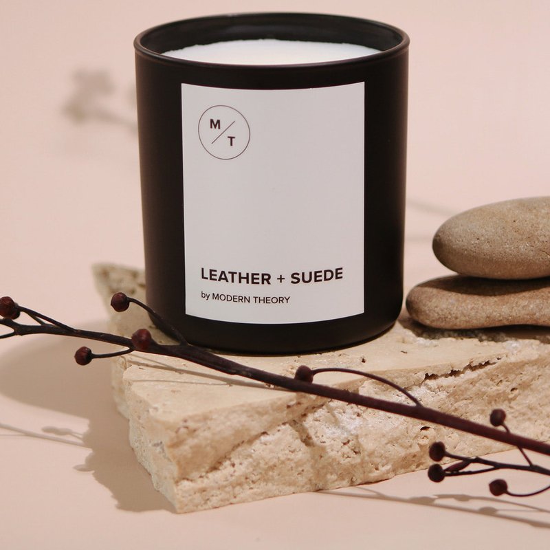 Modern Theory Leather + Suede Candle