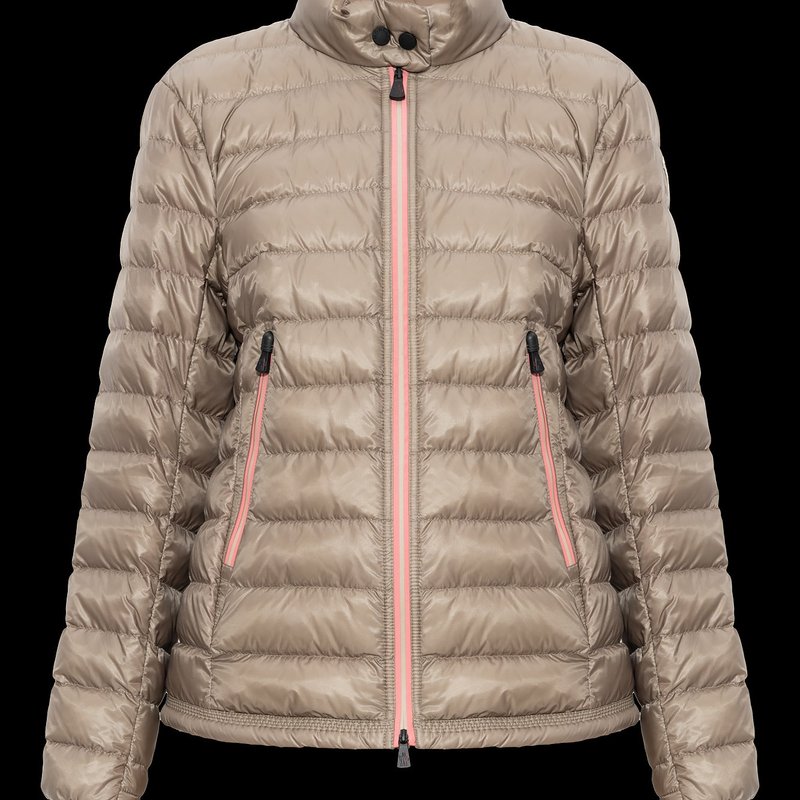 Shop Moncler Women's Grenoble Beige Day-namic Down Puffer Coat In Brown