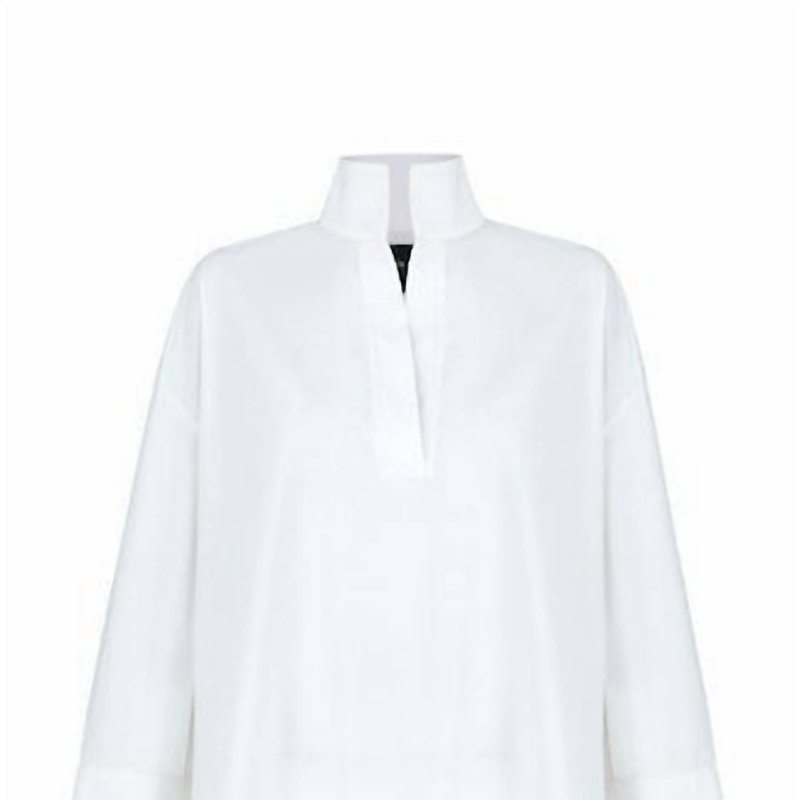 Shop Monica Nera Grace Shirt In White