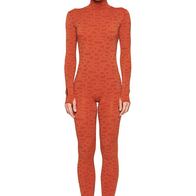 Shop Monosuit Orange Bodysuit Long Sleeve Eco Monoskin