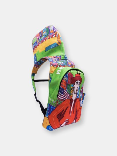 Morikukko City Collection - New York- Backpack with Detachable Hood - Water-repellent product