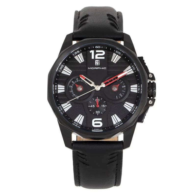 Morphic Breed Ryker Chronograph Mens Watch 8205 In Black