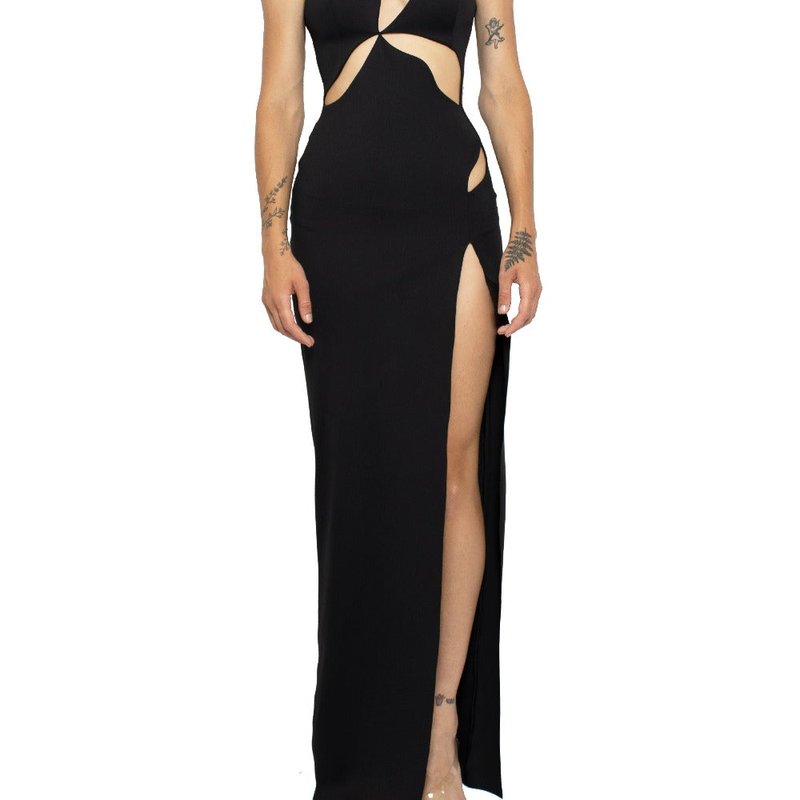 Shop Mother Of All Ariel Maxi Dress In Black