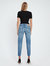 Bowie Mid Rise Tapered Ankle Jeans