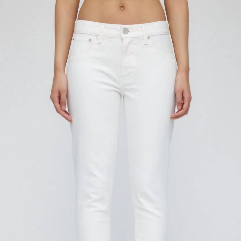 Shop Moussy Vintage Buffalo Skinny Jeans In White