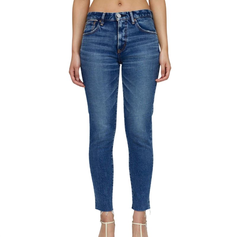 Moussy Vintage Caledonia Skinny Jeans In Blue