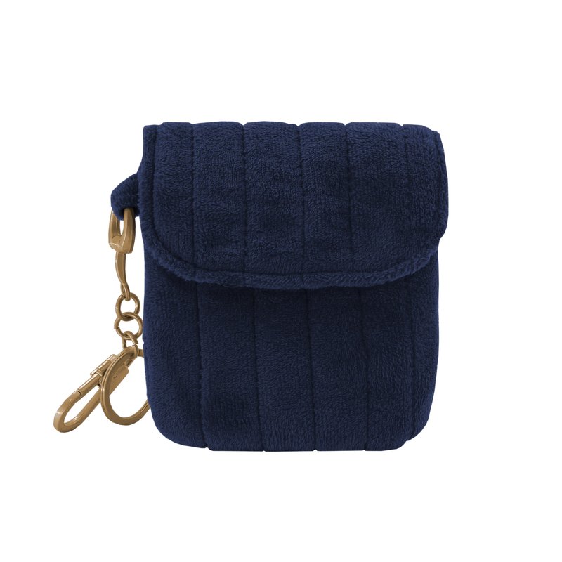 Mytagalongs Coin Pouch With Key Chain In Blue