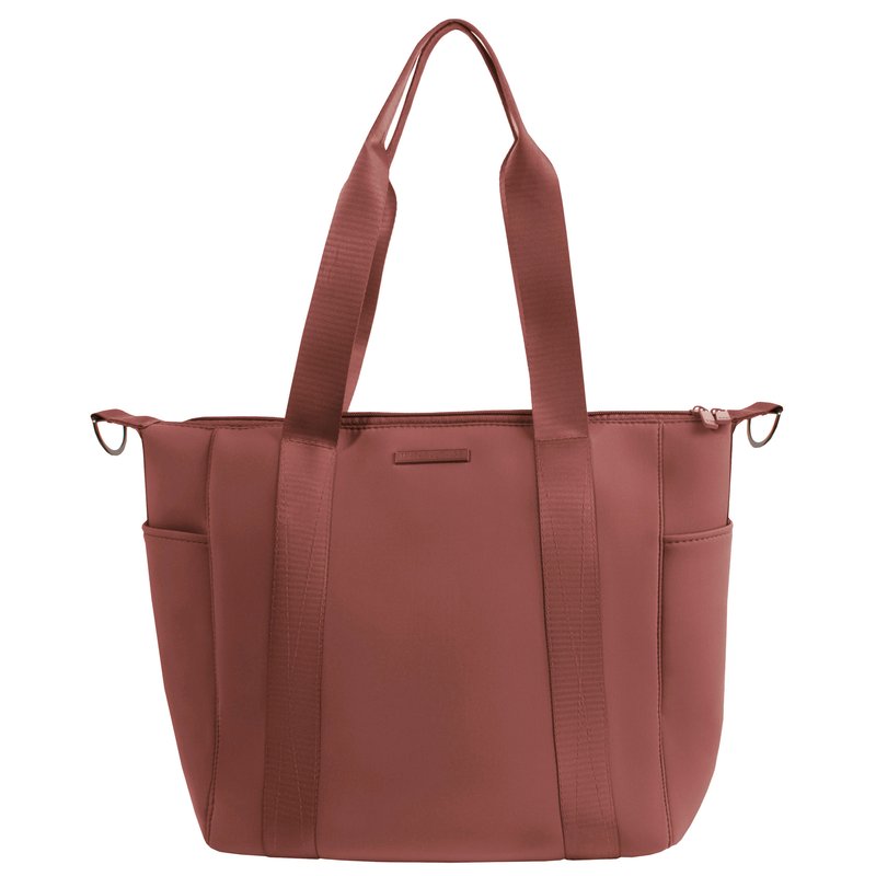 Shop Mytagalongs Commuter Tote Bag In Brown