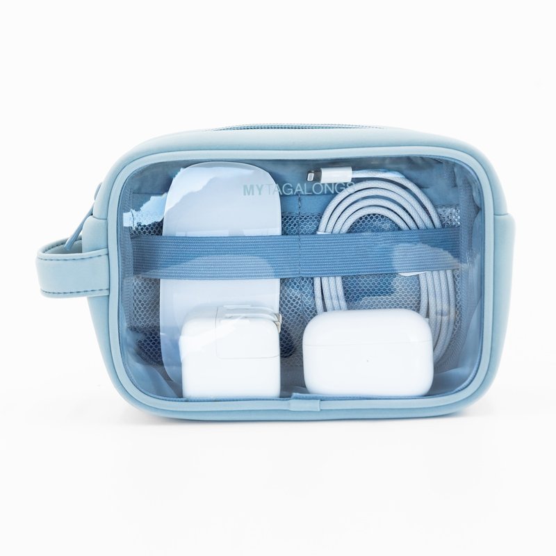 Shop Mytagalongs The Clear Cable Organizer In Blue
