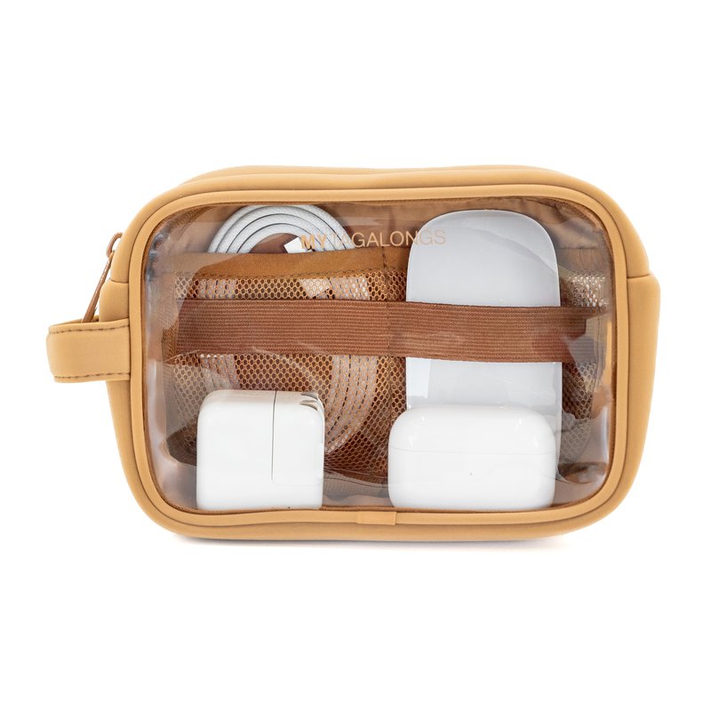 Shop Mytagalongs The Clear Cable Organizer In Brown