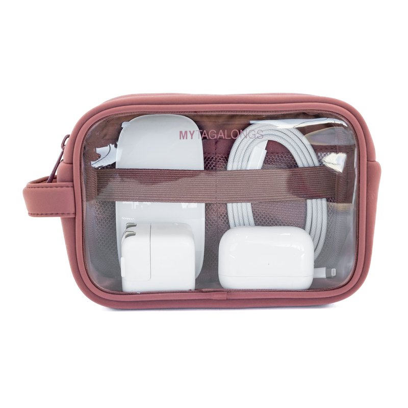 Shop Mytagalongs The Clear Cable Organizer In Pink