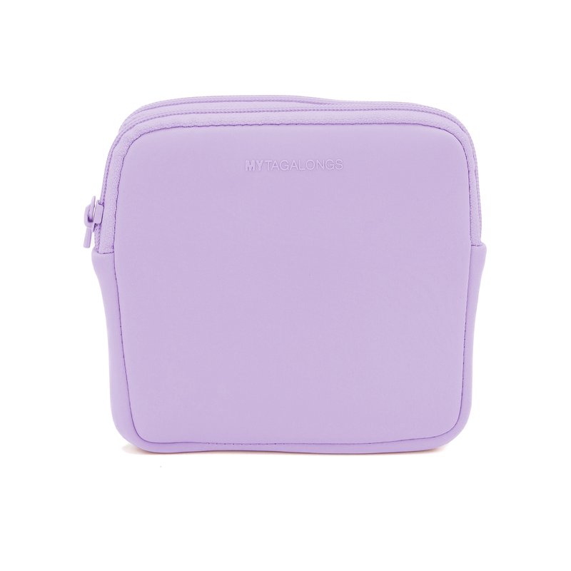 Shop Mytagalongs The Double Detachable Pouch In Purple