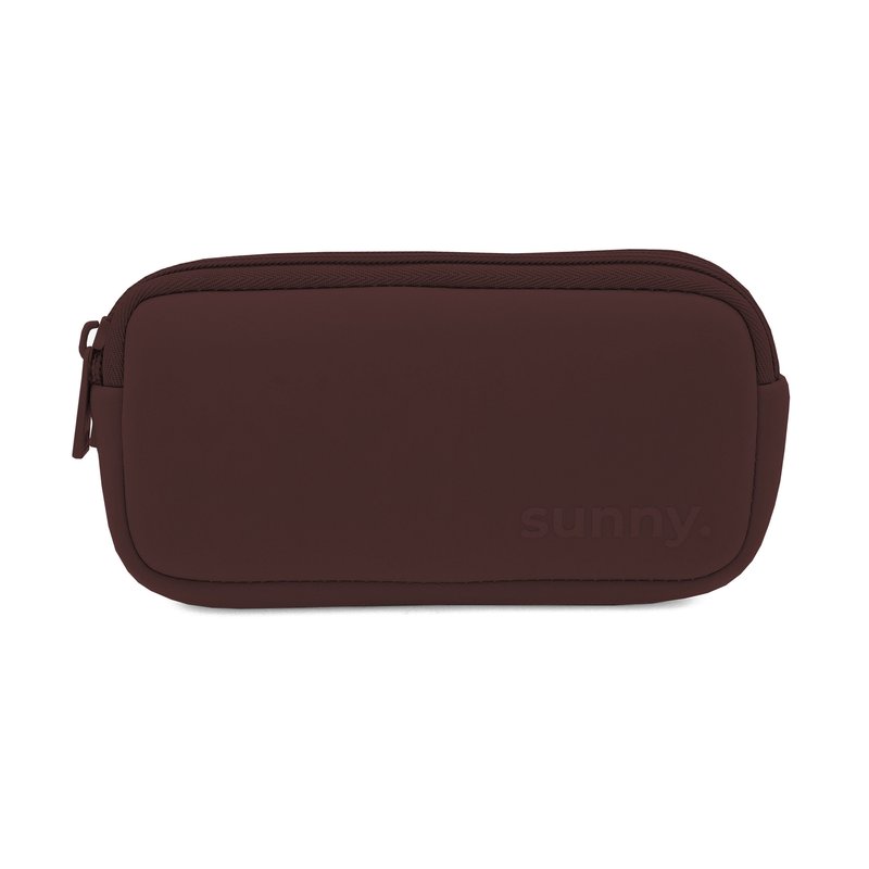 Shop Mytagalongs The Double Eyeglass Case In Brown