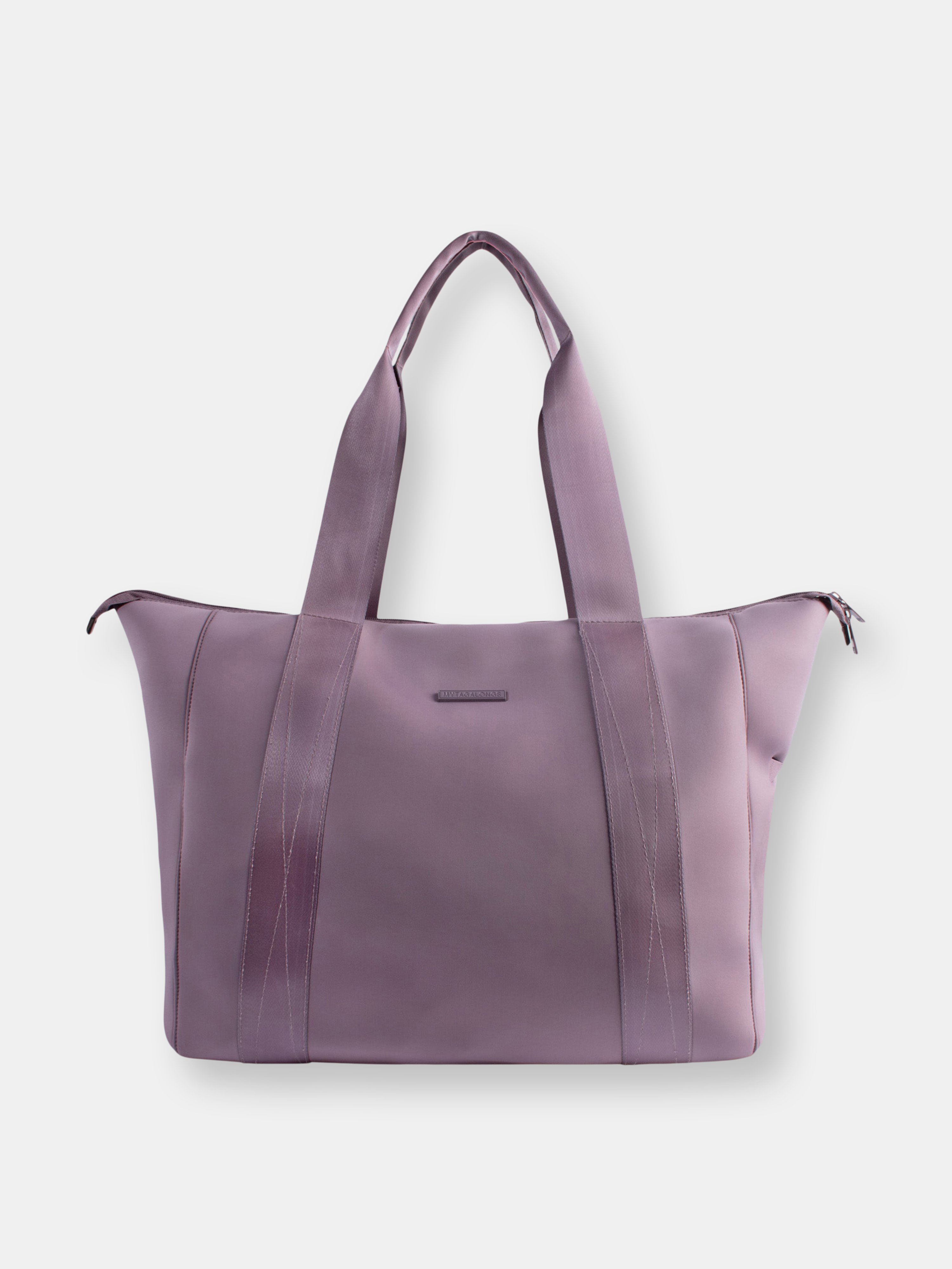 Mytagalongs Weekender Handbags In Purple