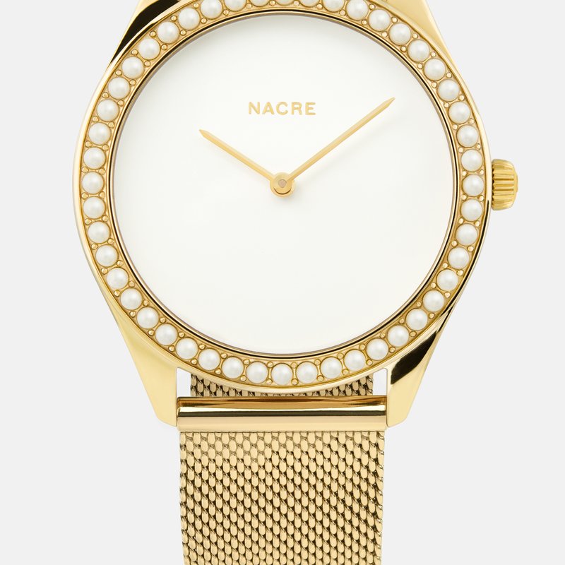 Nacre Lune 48 Watch In Gold