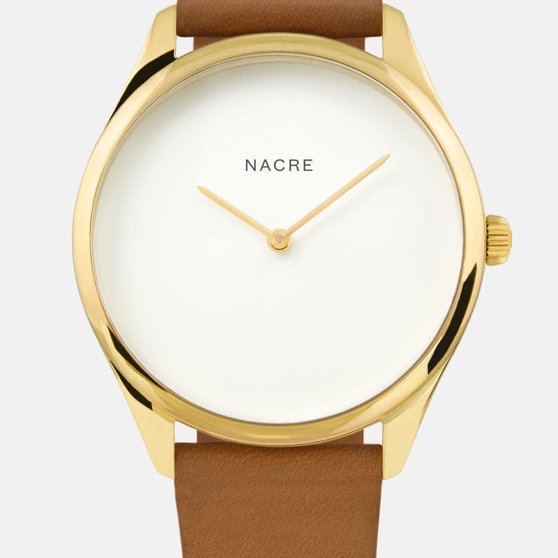 Nacre Lune Watch In Brown