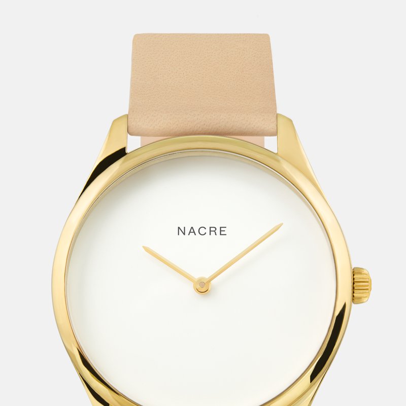 Nacre Lune Watch In Brown