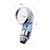 1-Spray Patterns With 1.5 Gpm 4 In. Wall Mount Handheld Shower Head in Chrome