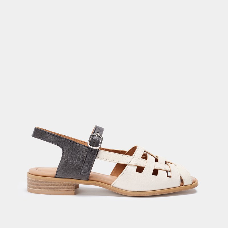 Shop Naguisa Manto Sandal In Grey