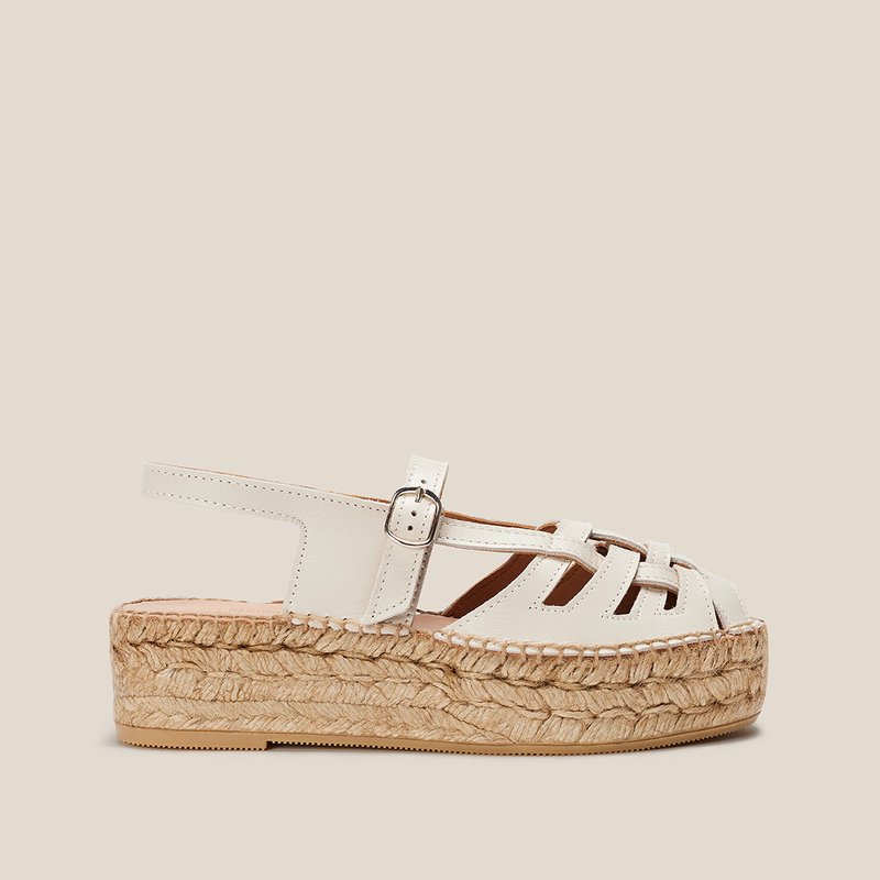 Shop Naguisa Thalis Sandal In White