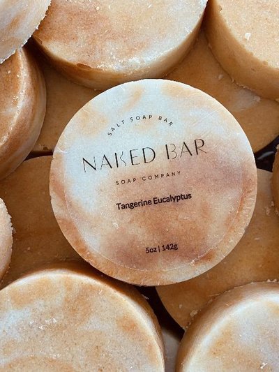 Naked Bar Soap Co. Tangerine Eucalyptus Salt Bar product