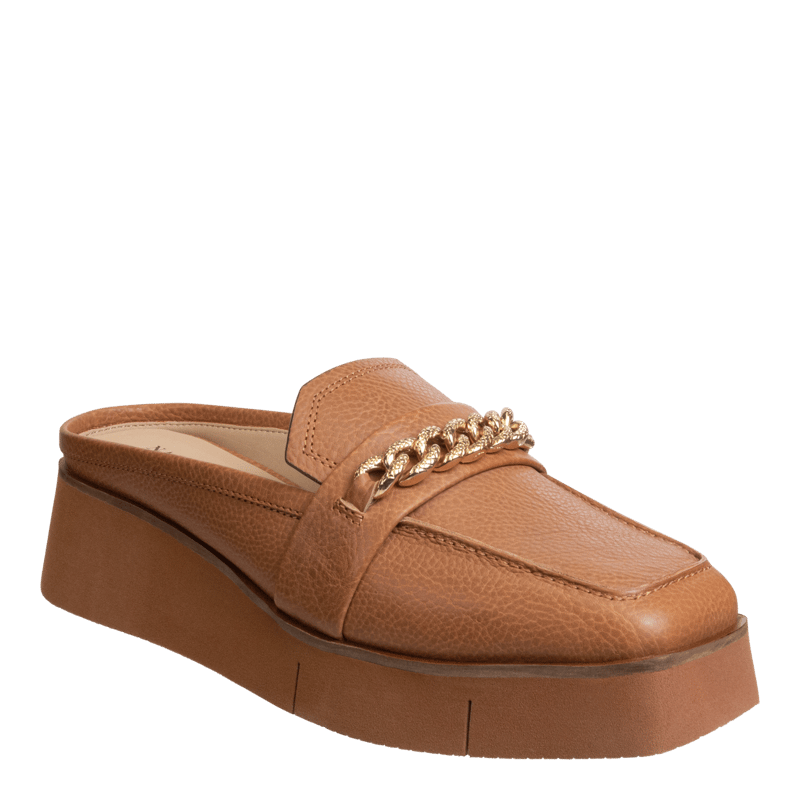 Shop Naked Feet Elect Platform Mules In Brown