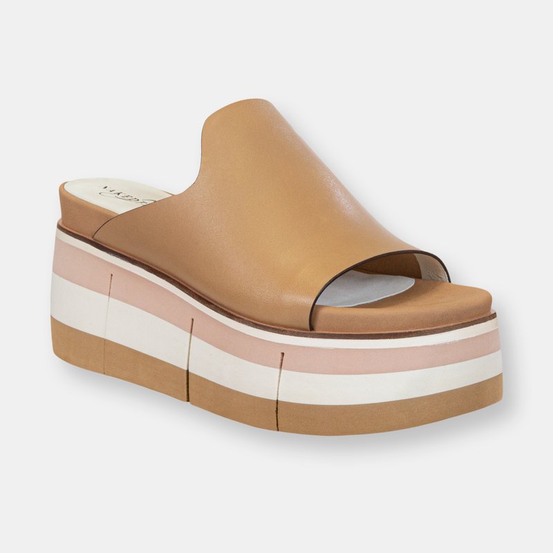 Shop Naked Feet Flow Platform Sandals In Brown