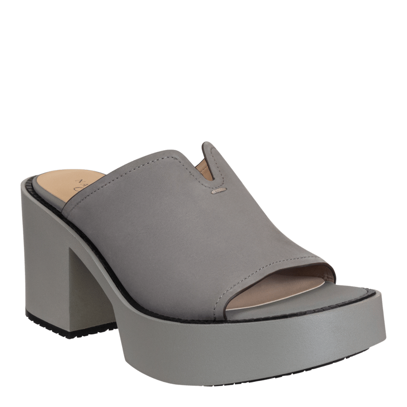 Naked Feet Freja Heeled Sandals In Grey