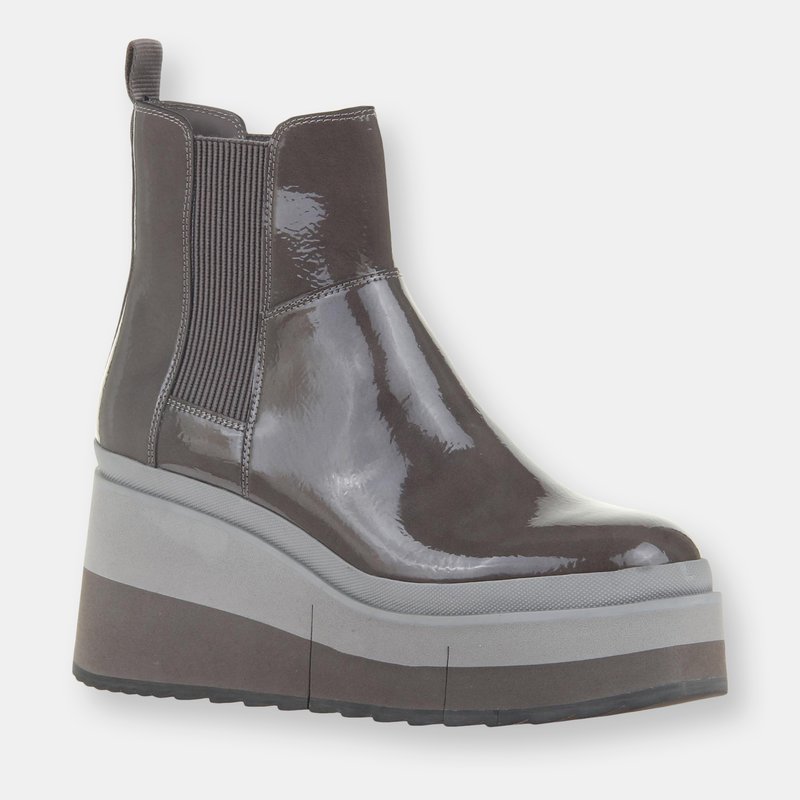 Naked Feet Guild Platform Chelsea Boots In Mud