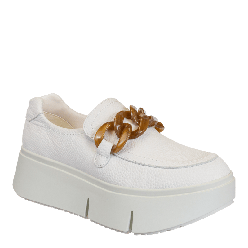 Naked Feet Princeton Platform Sneakers In White
