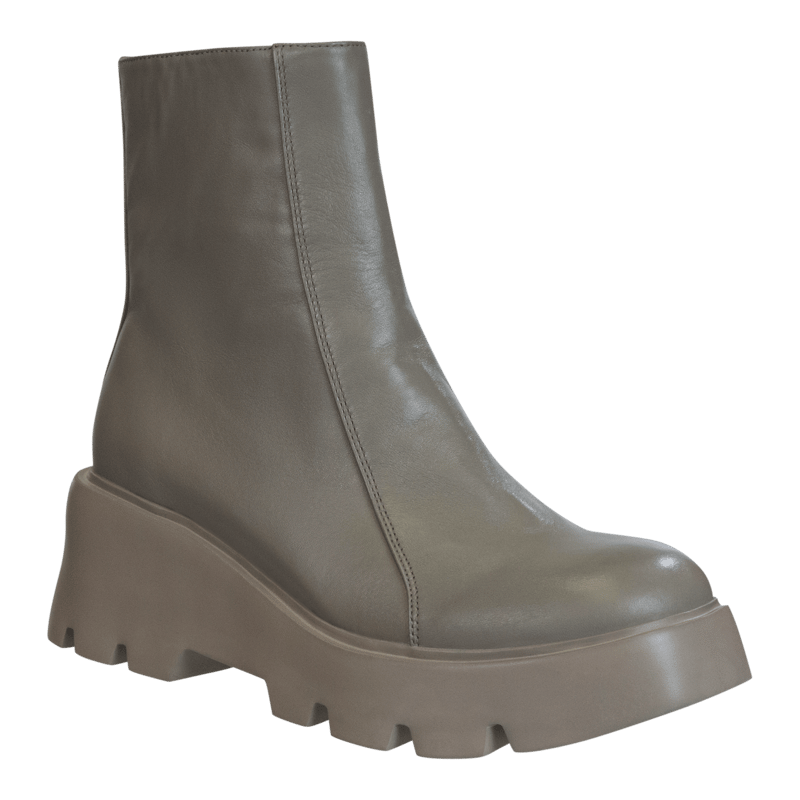 Shop Naked Feet Xenus Platform Ankle Boots In Grey