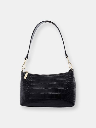 NAKEDVICE The Christy Black Croc Embossed product
