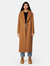 Lana Double Breasted Coat - Light Brown