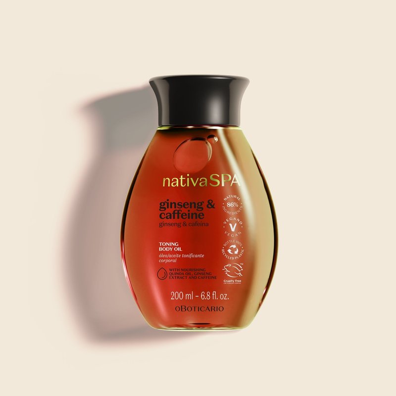 Shop Nativa Spa Ginseng & Caffeine Toning Body Oil