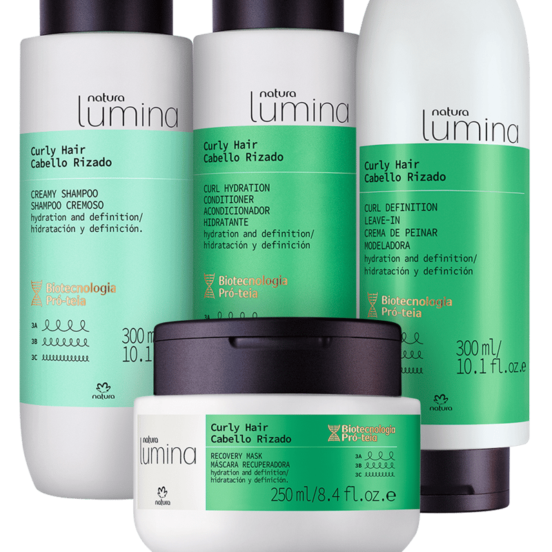 Natura Lumina Curly Hair Complete Care In White