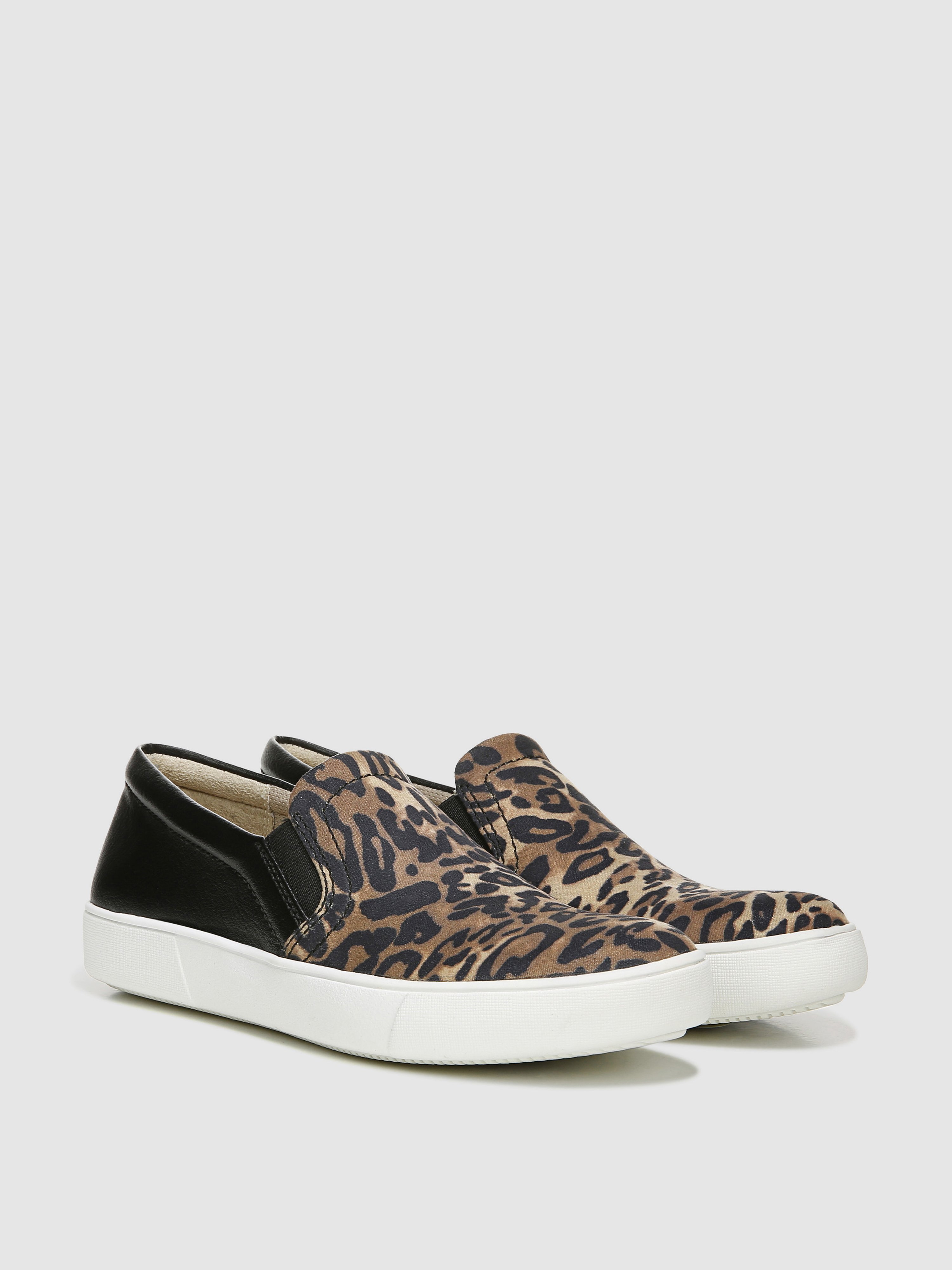 Naturalizer Marianne Luxe Slip On Sneaker In Brown/black Cheetah