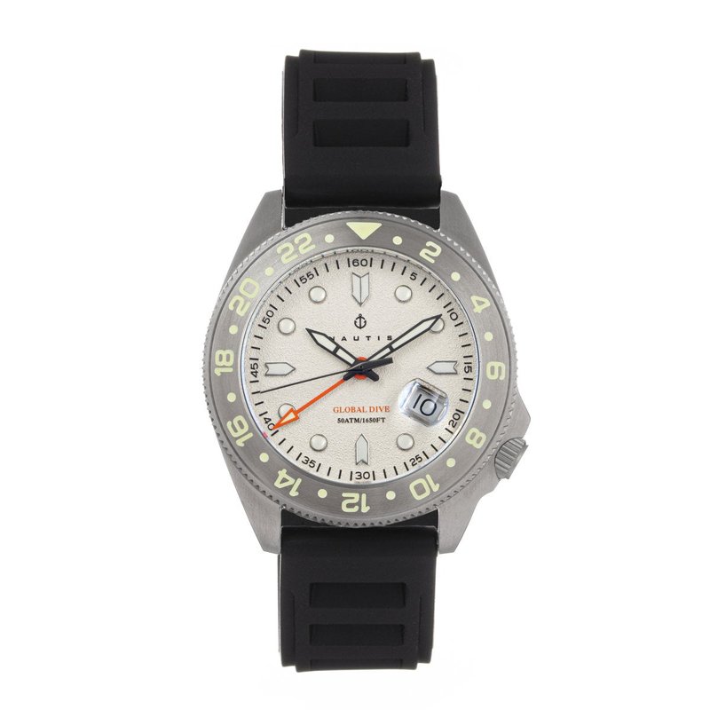 Nautis Global Dive Watch W/date In White