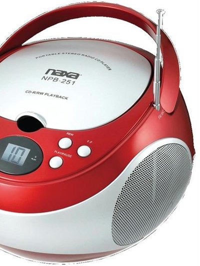 Naxa NPB251RD Portable Cd Player With Am-Fm Radio product