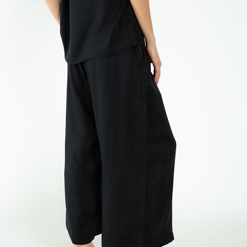 Shop Neu Nomads Cropped Palazzo Pants In Blue