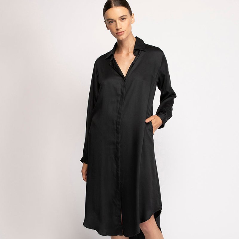 Neu Nomads Essential Shirt Dress In Black